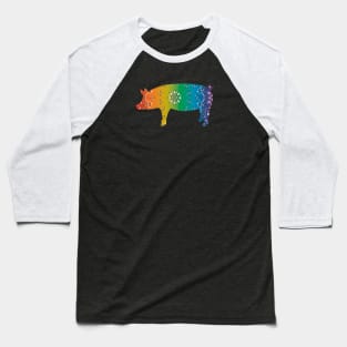 BANDAN1MALS: Pig Tr1be Pr1de! Baseball T-Shirt